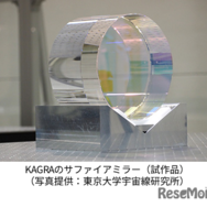 KAGRAのサファイアミラー（試作品）