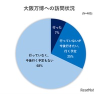 大阪万博への訪問状況