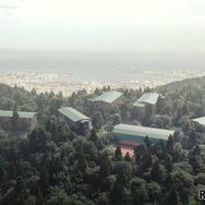 2028年に神戸六甲山に完成予定の新校舎イメージ