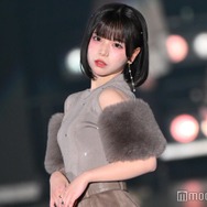 iLiFE!あいす、オフショルニットで美肩チラリ ブラウンコーデで秋の装い【関コレ2025A/W】
