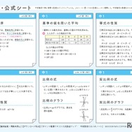 中学数学の定理・公式シート（A4サイズ）がダウンロードできる
