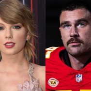 テイラー・スウィフト、恋人・トラヴィス選手との婚約発表 キス寸前密着ショット公開