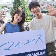 ソン・ジュンギ＆チョン・ウヒ、新宿降臨で2000人殺到 ファンサービスで観客沸く【マイ・ユース】