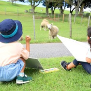 マザー牧場「秋のこども写生大会」