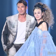 萬田久子、13年ぶり「TGC」降臨 槙野智章とシークレット登場でパリコレオートクチュール衣裳着こなす【TGC2025A/W】