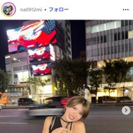 「シャッフルアイランド」羽柴なつみ、ベアトップで大胆胸元披露「表情反則」「セクシー」の声