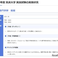 筑波大学 芸術専門学群（前期）の実技内容