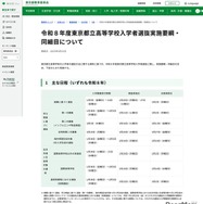 おもな日程（いずれも令和8年）