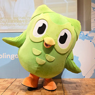 「Duolingo English Test リーダーシップセミナー」会場で出迎えてくれたデュオ