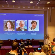 2025年のノーベル生理学・医学賞の発表　Photo: Cecilia Odlind