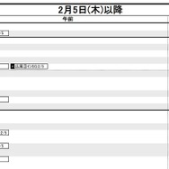 首都圏・女子2月5日以降