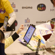 トド英語・トドさんすうのブースのようす