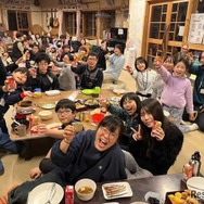 冬の信州こども山賊キャンプのようす