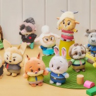 「うるぽちゃちゃん」ぬいぐるみ　各1,600円