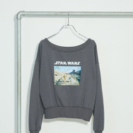 STAR WARS/オフショルスウェット　￥4,990