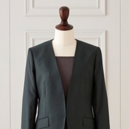 ノーカラー（ホック）ジャケット