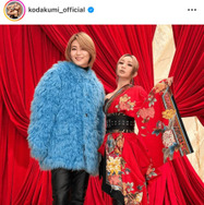 倖田來未、氷川きよしと仲良くパシャリ！『FNS歌謡祭』オフショに反響「大好きなコンビ」「眩しいです」