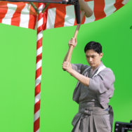 TVCM「お正月を写そう♪2026 “チェキTM′′運命のもちつき」篇　メイキングカット