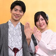 松井珠理奈＆ボイメン辻本達規が結婚会見 薬指に指輪キラリ