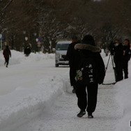 北海道大学試験場（札幌キャンパス）2026年1月17日 共通テスト1日目のようす
