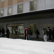 北海道大学試験場（札幌キャンパス）2026年1月17日 共通テスト1日目のようす