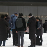 北海道大学試験場（札幌キャンパス）2026年1月17日 共通テスト1日目のようす