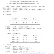 令和8年度川崎市立川崎高等学校附属中学校の入学者の募集に係る志願者数集計結果