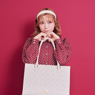 ミニー／リボンキルティングトートバッグ（Off White）￥13,900