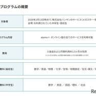 特別支援プログラムの概要