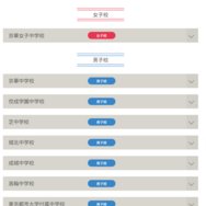 参加校：女子校・男子校