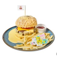 チーズメルトバーガー＆Shimajiro　(c) Benesse Corporation 1988-2026 / しまじろう