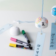 「涼を呼ぶ音色」風鈴絵付け