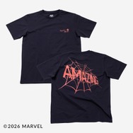 UVカットドライグラフィックTシャツ　スパイダーマン