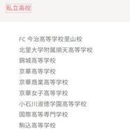 参加校：私立高校