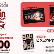 ムビチケカード(全3種)　税込2,400円　『Stray Kids : The dominATE Experience』 （c）JYP ENTERTAINMENT