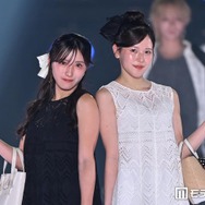 美人プロゴルファー姉妹・臼井麗香＆臼井蘭世、色違いコーデでペアランウェイ ノースリワンピで素肌輝く【関コレ2026S/S】