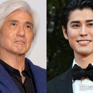 寛一郎、父・佐藤浩市とのモノクロ親子ショット公開「最強の遺伝子」「映画のワンシーンみたい」