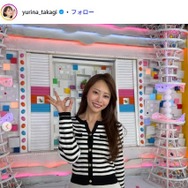 高木由梨奈アナ、イケメン夫とのお揃いゴルフウェア姿披露 ミニスカ美脚スラリ「上下で柄を合わせるのおしゃれ」「スタイル抜群」の声