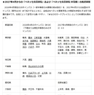2027年4月からの「ベネッセ高等学院」および「ベネッセ高等学院 中等部」の拠点体制