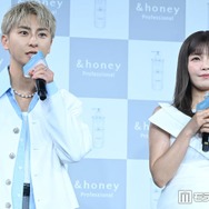 AAA與真司郎・宇野実彩子、同時に新ヘア初公開 與は「6～7年ぶり」ブロンドに・宇野は美スタイル際立つドレス姿