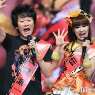 「かつみ・さゆり」さゆり、ミニワンピ×ピンヒールで圧巻美脚「体の半分以上が脚」「人形かと思った」の声