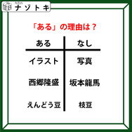 あるなしクイズです！「イラスト、西郷隆盛、えんどう豆の共通点は？」あるの理由を導きましょう【難易度LV.３・中辛】