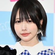 あの、ミニスカから美脚スラリ ピンク衣装姿に「スタイル抜群」「春っぽい衣装で素敵」と反響