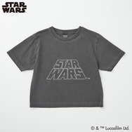 「スター・ウォーズレディスラインストーン半袖Tシャツ」