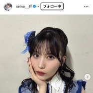 AKB48メンバー「入る前の憧れた衣装ランキング1位くらい」白×水色ミニ丈衣装で美脚スラリ「透明感が爆発してる」「スタイル抜群」の声