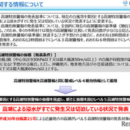 高潮に関する情報について