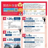 2026年度「第21回女子中高生のための関西科学塾」