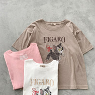ピノキオ／フィガロ刺繍Tシャツ　各￥3,850