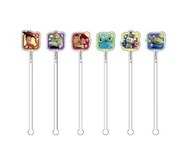 つながるストローチャーム、アクリルマドラー、ガラスマグ© Disney/Pixar