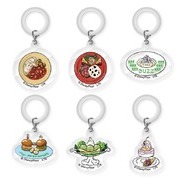 紙ショッパー　、めじるしチャーム（MENU）、巾着（MENU）© Disney/Pixar